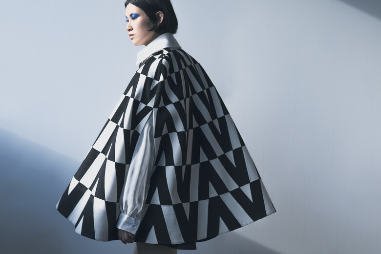 VALENTINO】23AW リボン付き クレープクチュール ミニドレス
